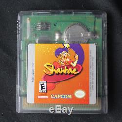 Shantae Nintendo Game Boy Couleur Rare 2002 Capcom Cartouche Seulement Ex / Nm Véritable