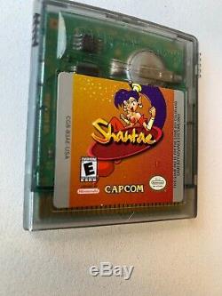 Shantae Pour Game Boy Color (gbc) Monnaie Collector Franchisé Authentique Travail / Saves