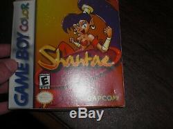 Shantae Pour Nintendo Game Boy Manuel De Jeu En Couleur D'origine Complete Avec Box Rare