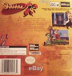 Shantae (couleur De Jeu De Garçon De Nintendo, 2002) Gbc Gba Original Complet Cib Proche / Menthe