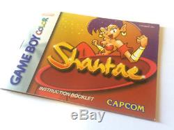Shantae (nintendo Game Boy Color, 2002) Avec Manual