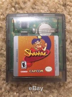 Shantae (nintendo Game Boy Color) Authentique Rare Gorgeous Label Excellent Cond
