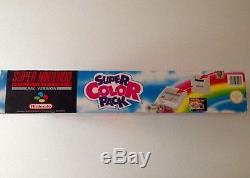 Snes Super Nintendo Pack Couleur Completa España Esp Game Boy