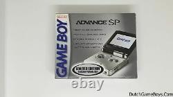 Sp Limited Edition Dual Color Plantinum / Onyx Nintendo Gameboy Advance Sp