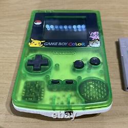 Style Pokemon Taiwan Console Nintendo Gameboy Color Écran en Verre Coque Nouvelle Lot