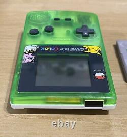 Style Pokemon Taiwan Console Nintendo Gameboy Color Écran en Verre Coque Nouvelle Lot