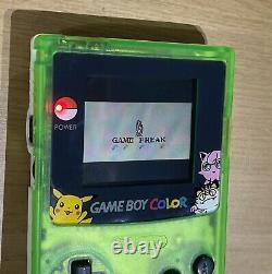 Style Pokemon Taiwan Console Nintendo Gameboy Color Écran en Verre Coque Nouvelle Lot