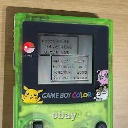 Style Pokemon Taiwan Console Nintendo Gameboy Color Écran en Verre Coque Nouvelle Lot