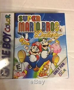 Super Mario Bros Deluxe Nintendo Game Boy Color Gameboy Gbc Brand New Etanche
