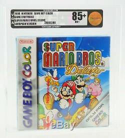 Super Mario Bros Deluxe Nintendo Gameboy Color Gbc Neu Etanche Vga Gold 85+