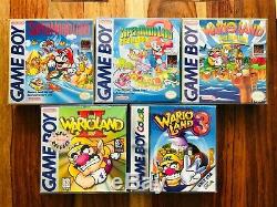 Super Mario Land 1 2 3 + Wario Trilogy Manuel De Gameboy + Color Box Cib Nintendo