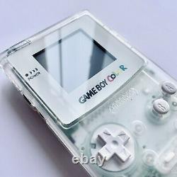 Superbe Jeu Transparent Clair Garçon Couleur Custom Backlight Backlit Gameboy Tft