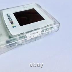 Superbe Jeu Transparent Clair Garçon Couleur Custom Backlight Backlit Gameboy Tft