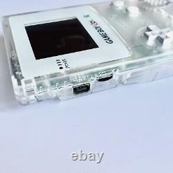 Superbe Jeu Transparent Clair Garçon Couleur Custom Backlight Backlit Gameboy Tft