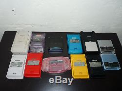 Superbe Lot Consoles Game Boy Classic / Couleur / Avance Sp Ags-101 Nintendo