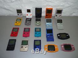 Superbe Lot De 20 Consoles Game Boy Avance Couleur Classique Sp Ags-101 Nintendo