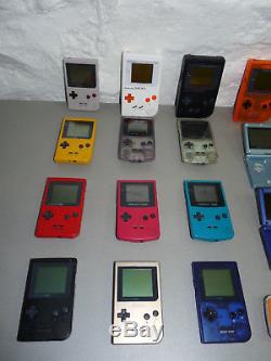 Superbe Lot De 20 Consoles Game Boy Avance Couleur Classique Sp Ags-101 Nintendo