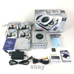 Système De Console En Argent Nintendo Gamecube + Game Boy Player Enjoy Plus Pack Used