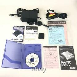 Système De Console En Argent Nintendo Gamecube + Game Boy Player Enjoy Plus Pack Used