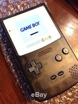 Système De Poche Ags 101 Nintendo Game Boy Color Clear Black Backlit