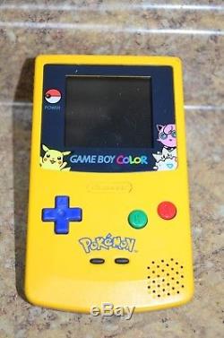 Système De Poche Nintendo Game Boy Color Pokémon Edition Jaune Avec Boîte D'occasion