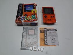 Système Game Boy Color Clear Orange & Noir Daiei Hawks Nintendo Japon Good