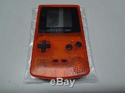 Système Game Boy Color Clear Orange & Noir Daiei Hawks Nintendo Japon Good