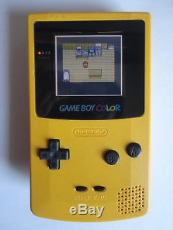 Système Portable Ags 101 Nintendo Game Boy Color Edition Jaune