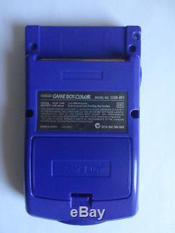 Système Portable Ags 101 Nintendo Game Boy Couleur Raisin Violet Système De Poche Backlay