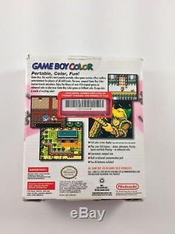 Système Portable Nintendo Game Boy Color Berry Rouge / Rose Nouveau Avec Box