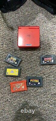 Système Portatif Nintendo Game Boy Advance Sp, Pokémon Fire Red, Zelda, Etc