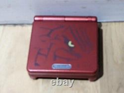 Système portable Game Boy Advance IPS V2 SP Batterie 900mah Groudon Red