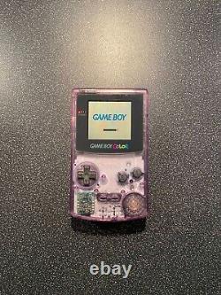 Système portable Nintendo CGB-001 Game Boy Color Clear Purple Original UK 1998