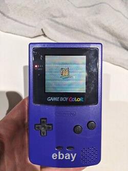 Système portable Nintendo Game Boy Grape avec cartouche de jeu Pokémon Jaune Pikachu