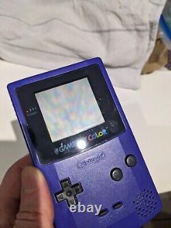 Système portable Nintendo Game Boy Grape avec cartouche de jeu Pokémon Jaune Pikachu