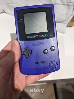 Système portable Nintendo Game Boy Grape avec cartouche de jeu Pokémon Jaune Pikachu