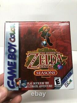 The Legend Of Zelda Oracle Of Seasons Gameboy Color Box Et Livres