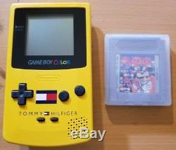Tommy Hilfiger X Nintendo Game Boy Color Avec Dr. Mario Cgb-001 À Led Jaune Tested