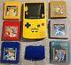 Tous Les 6 Jeux Pokémon + Pikachu Gameboy Color! Lot De Couleurs Game Boy Nintendo