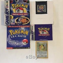 Tous Les Jeux Originaux De Pokemon De Couleur De Gameboy Encadrés Avec Des Manuels