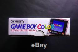 Tout Neuf! Nintendo Game Boy Color Clear Jusco Limitée Système Mario Bros Japon