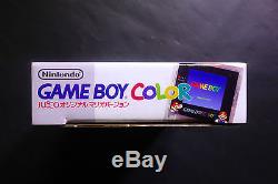 Tout Neuf! Nintendo Game Boy Color Clear Jusco Limitée Système Mario Bros Japon
