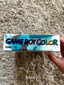 Tout Nouveau Sealed Nintendo Gameboy Color Console 1999 (teal) Excellent
