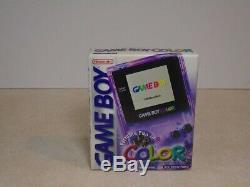 Toute Nouvelle Usine Scellée Console Game Boy Color Atomic Violet