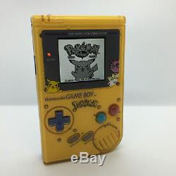 Unique Nintendo Gameboy Dmg Pokemon Écran Ips Avec Rétroéclairage Change De Couleur