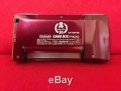 Used ​​nintendo Gameboy Micro Famicom Color Console 20ème Anniversaire F / S In Stock