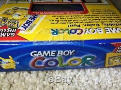 Usine Scellée Nintendo Game Boy Couleur Pikachu / Pokemon Edition V. G