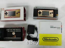 V4090 Nintendo Gameboy Micro Console Famicom Couleur Japon Adaptateur Withbox