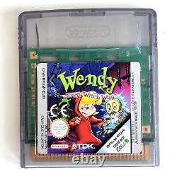 VRAI PAL Wendy Every Witch Way Jeu Gameboy Color en Excellent État Livraison Gratuite