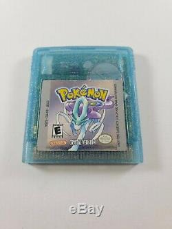 Version Cristal Pokemon (game Boy Color, 2001) Boîte Authentique Manuel Complet